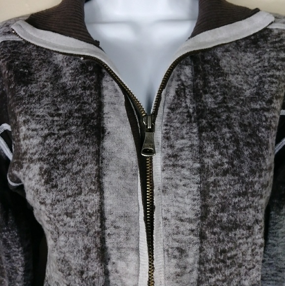 BKE Faded Brown zip up Jacket - Picture 3 of 6